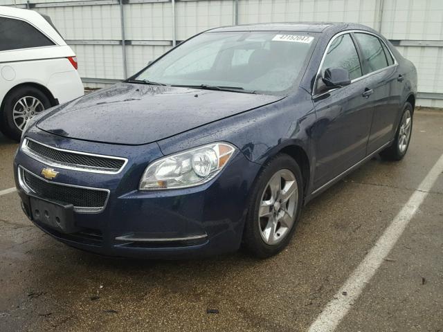 1G1ZC5E0XAF290839 - 2010 CHEVROLET MALIBU 1LT 蓝色 照片 2