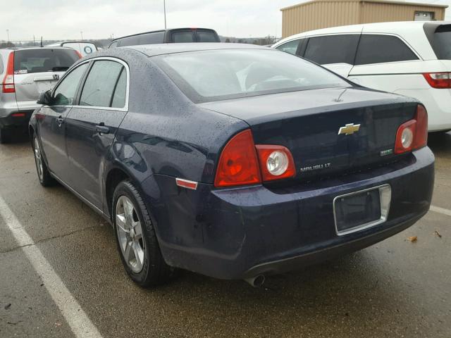 1G1ZC5E0XAF290839 - 2010 CHEVROLET MALIBU 1LT 蓝色 照片 3