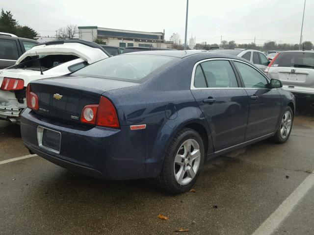 1G1ZC5E0XAF290839 - 2010 CHEVROLET MALIBU 1LT BLUE photo 4