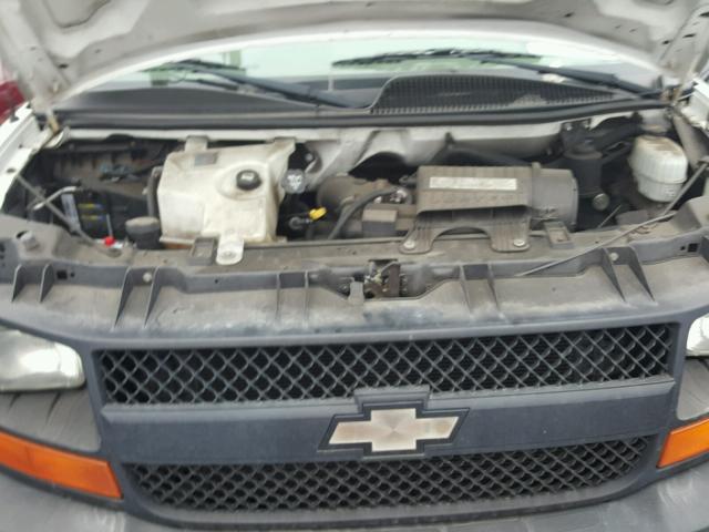 1GCGG25V661181344 - 2006 CHEVROLET EXPRESS G2 WHITE photo 7