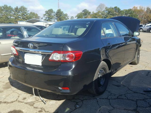 2T1BU4EE8DC977097 - 2013 TOYOTA COROLLA BA BLACK photo 4