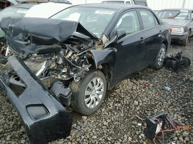 5YFBU4EE8DP176265 - 2013 TOYOTA COROLLA BA BLACK photo 2