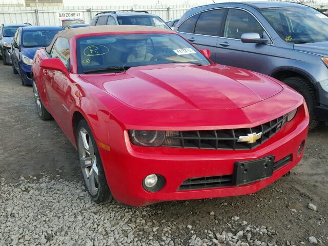 2G1FC3DD9B9175610 - 2011 CHEVROLET CAMARO LT RED photo 1