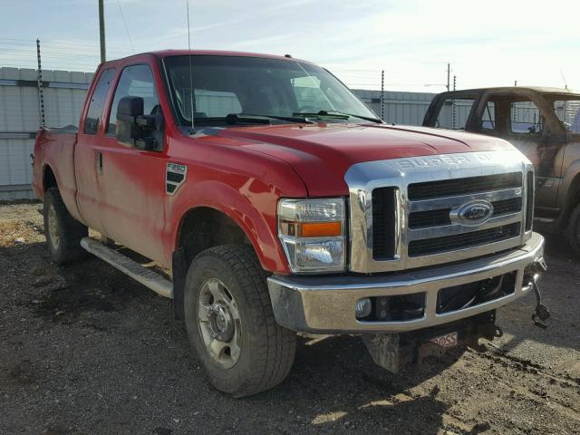 1FTSX21599EA94566 - 2009 FORD F250 SUPER RED photo 1