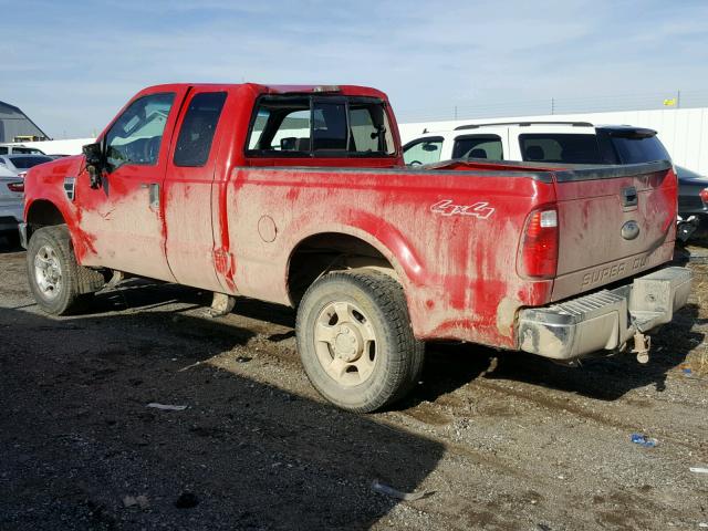 1FTSX21599EA94566 - 2009 FORD F250 SUPER RED photo 3