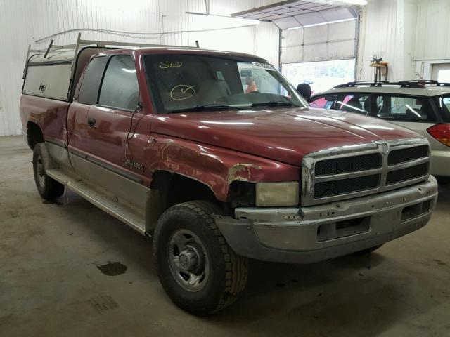 1B7KF2362WJ218611 - 1998 DODGE RAM 2500 MAROON photo 1