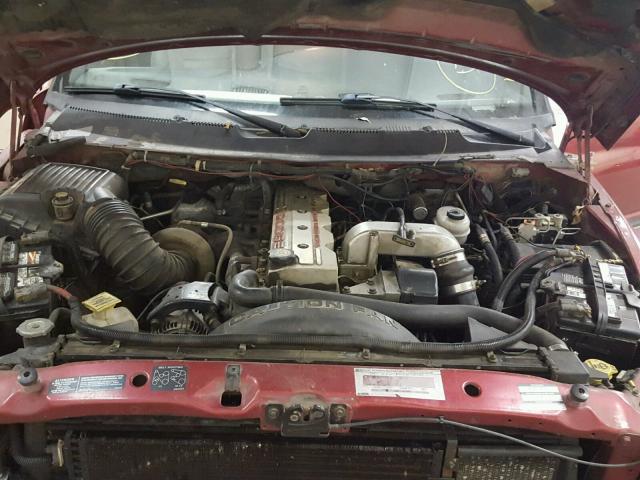 1B7KF2362WJ218611 - 1998 DODGE RAM 2500 MAROON photo 7