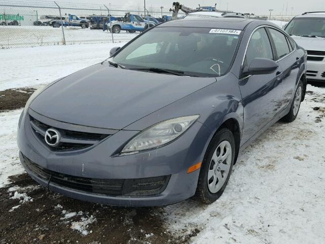 1YVHZ8BH4A5M20823 - 2010 MAZDA 6 GRAY photo 2