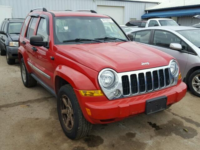 1J4GL58K35W618078 - 2005 JEEP LIBERTY LI RED photo 1