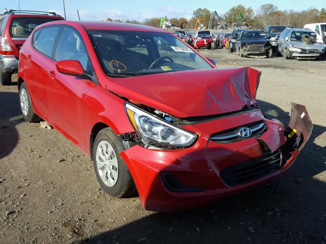 KMHCT5AEXGU258584 - 2016 HYUNDAI ACCENT SE RED photo 1