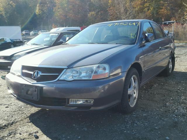 19UUA56623A037459 - 2003 ACURA 3.2TL GRAY photo 2