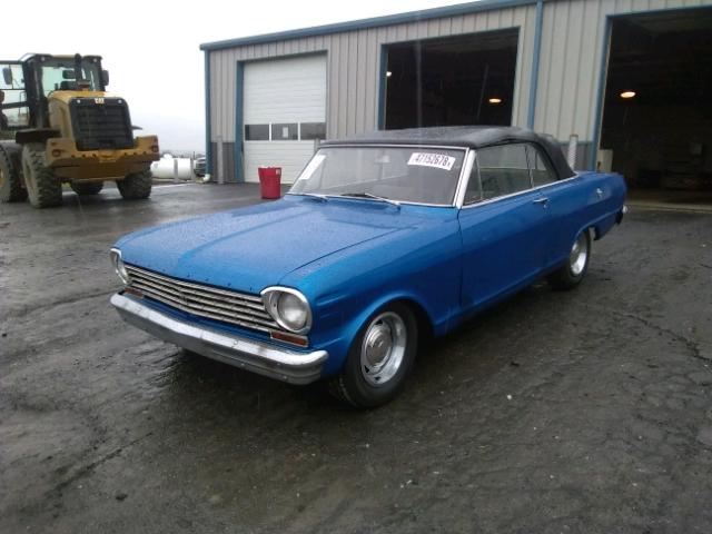 30467W109464 - 1963 CHEVROLET NOVA BLUE photo 2