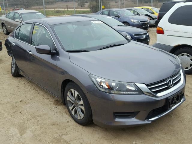 1HGCR2F32FA140894 - 2015 HONDA ACCORD LX GRAY photo 1