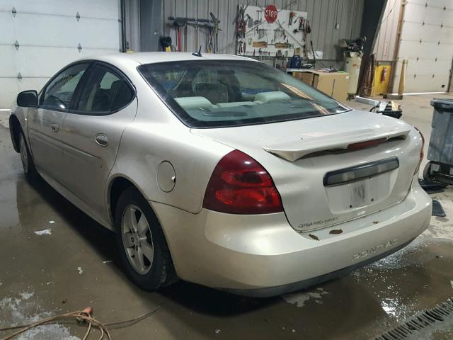 2G2WP582981153330 - 2008 PONTIAC GRAND PRIX BEIGE photo 3
