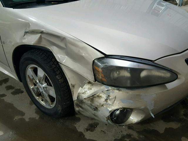 2G2WP582981153330 - 2008 PONTIAC GRAND PRIX BEIGE photo 9