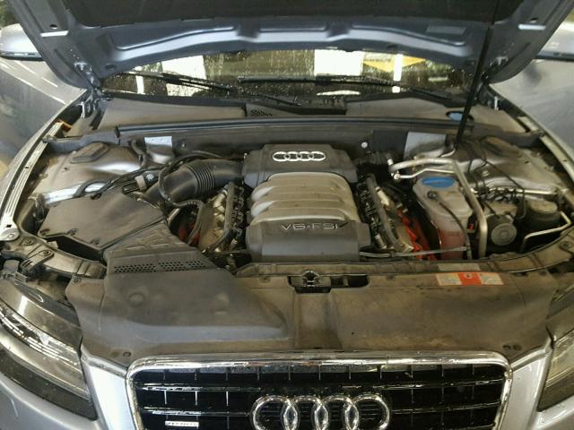 WAUDK78T98A037120 - 2008 AUDI A5 QUATTRO SILVER photo 7