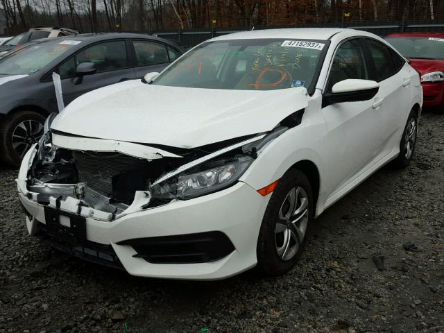 19XFC2F5XHE045708 - 2017 HONDA CIVIC LX WHITE photo 2