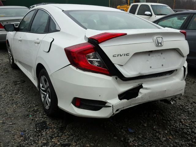 19XFC2F5XHE045708 - 2017 HONDA CIVIC LX WHITE photo 3