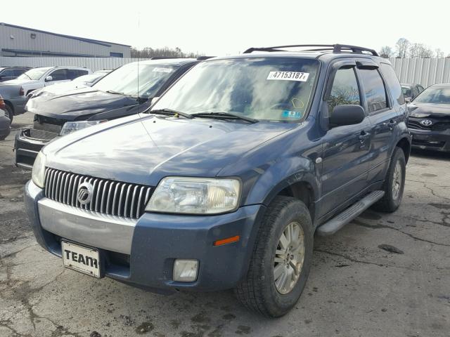 4M2CU57135DJ27168 - 2005 MERCURY MARINER BLUE photo 2