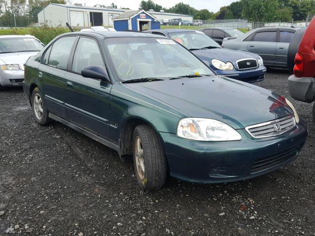 2HGEJ6617YH588509 - 2000 HONDA CIVIC BASE GREEN photo 1