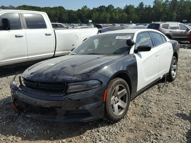 2C3CDXAG4FH778865 - 2015 DODGE CHARGER PO TWO TONE photo 2
