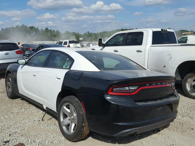 2C3CDXAG4FH778865 - 2015 DODGE CHARGER PO TWO TONE photo 3
