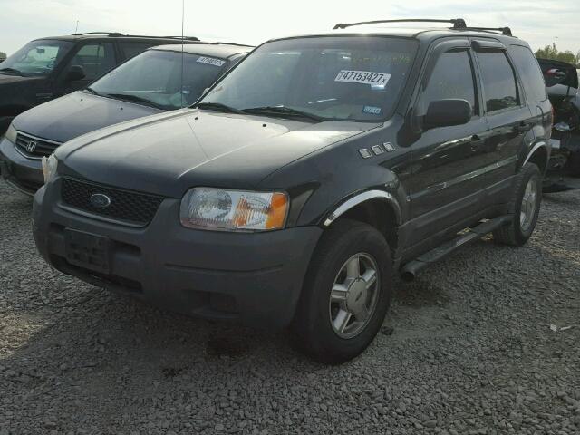 1FMYU02163KE19102 - 2003 FORD ESCAPE XLS BLACK photo 2