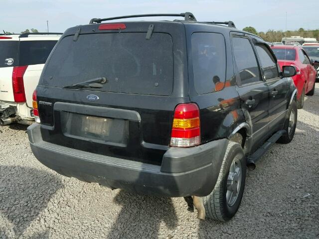 1FMYU02163KE19102 - 2003 FORD ESCAPE XLS BLACK photo 4