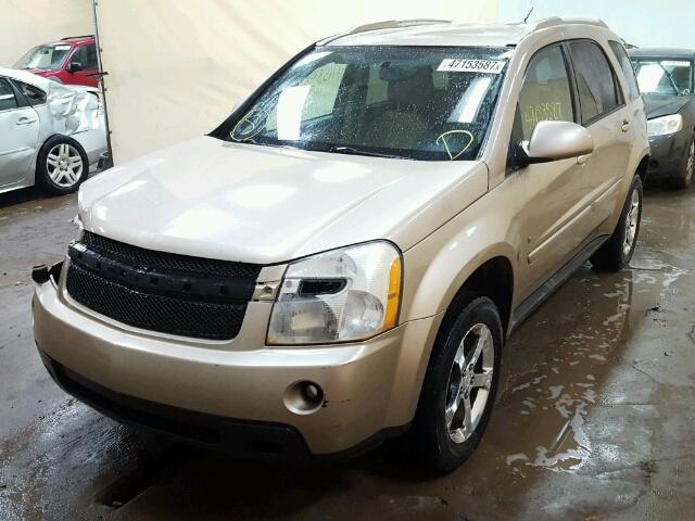 2CNDL73F976118448 - 2007 CHEVROLET EQUINOX LT GOLD photo 2