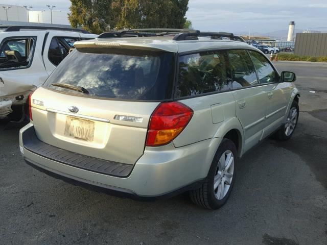 4S4BP68C064320695 - 2006 SUBARU LEGACY OUT GOLD photo 4