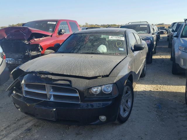 2B3KA43G17H787067 - 2007 DODGE CHARGER SE BLACK photo 2