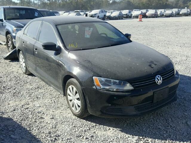 3VW2K7AJ7DM384216 - 2013 VOLKSWAGEN JETTA BASE BLACK photo 1