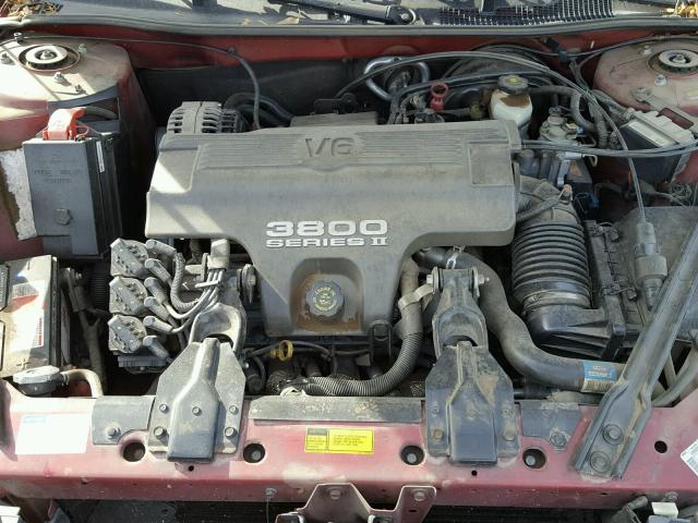 2G4WB52K5W1582637 - 1998 BUICK REGAL LS 红色 照片 7