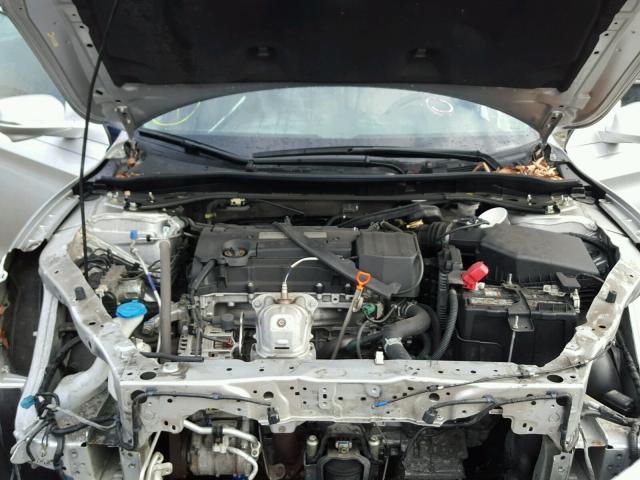 1HGCR2F7XEA085256 - 2014 HONDA ACCORD EX SILVER photo 7