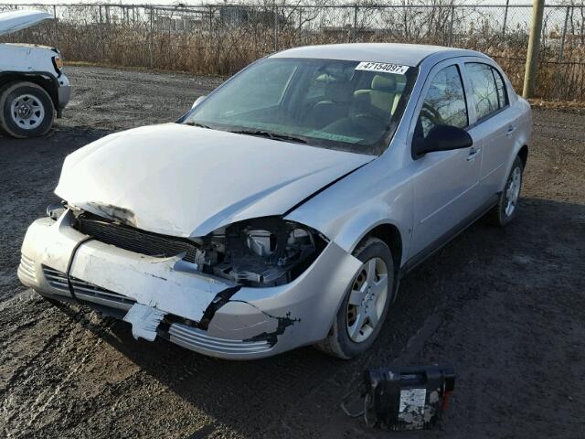 1G1AJ55FX87306873 - 2008 CHEVROLET COBALT LS SILVER photo 2