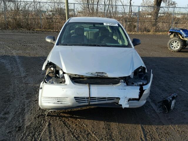 1G1AJ55FX87306873 - 2008 CHEVROLET COBALT LS SILVER photo 9