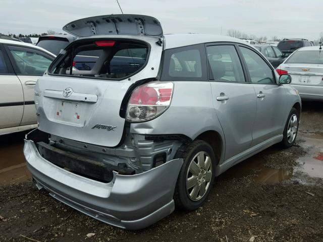 2T1KR32E47C640267 - 2007 TOYOTA COROLLA MA SILVER photo 4