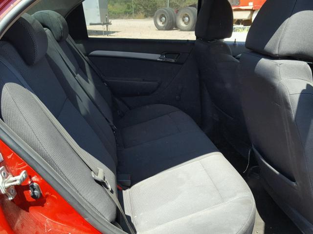 KL1TD5DE1AB108712 - 2010 CHEVROLET AVEO LS GRAY photo 6