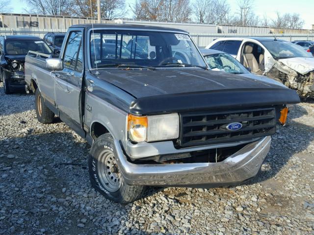 1FTCF15N0HNB30686 - 1987 FORD F150 GRAY photo 1