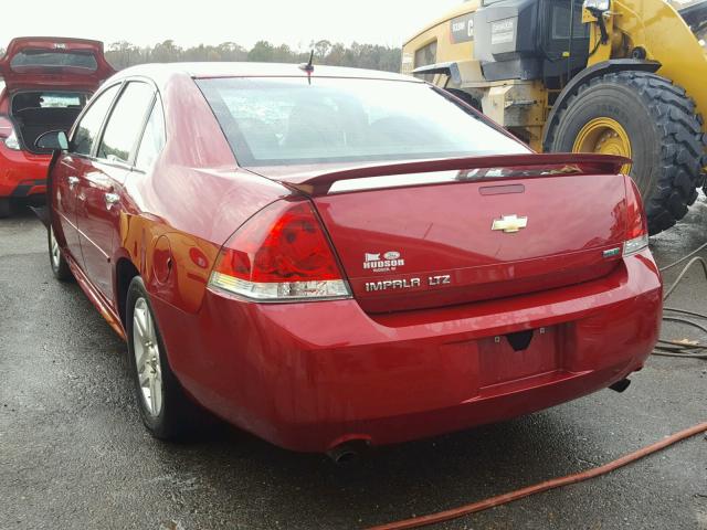 2G1WC5E37D1244104 - 2013 CHEVROLET IMPALA LTZ MAROON photo 3