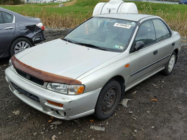 JF1GC43501H502164 - 2001 SUBARU IMPREZA L SILVER photo 2