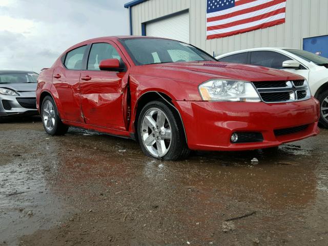 1C3CDZEG8CN260427 - 2012 DODGE AVENGER SX RED photo 1