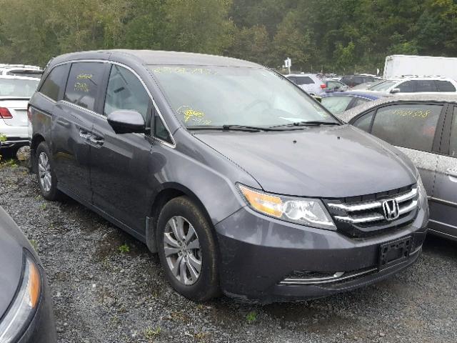 5FNRL5H33GB146303 - 2016 HONDA ODYSSEY SE GRAY photo 1