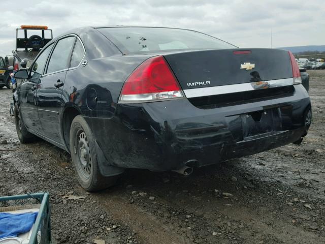 2G1WS58R279408223 - 2007 CHEVROLET IMPALA POL BLACK photo 3