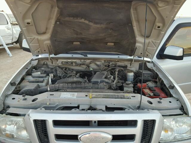 1FTYR14UX7PA91095 - 2007 FORD RANGER SUP SILVER photo 7