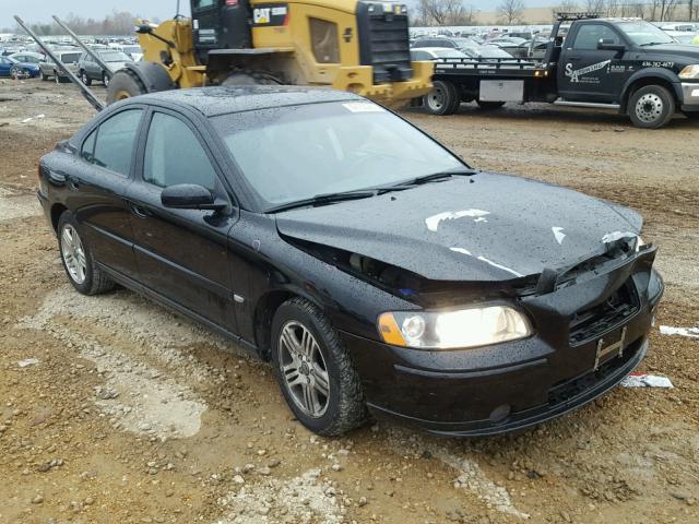 YV1RS592X62547660 - 2006 VOLVO S60 2.5T BLACK photo 1