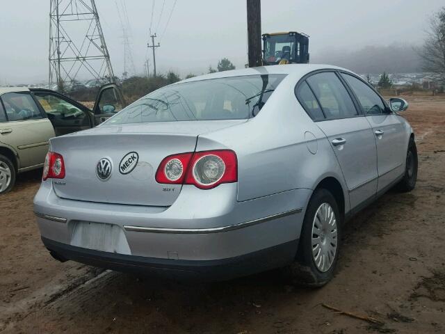 WVWJK73C77P071193 - 2007 VOLKSWAGEN PASSAT SILVER photo 4