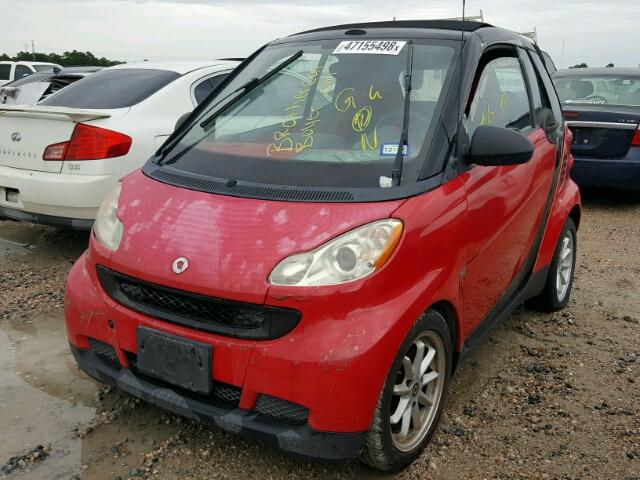 WMEEK31X99K238106 - 2009 SMART FORTWO PAS 红色 照片 2