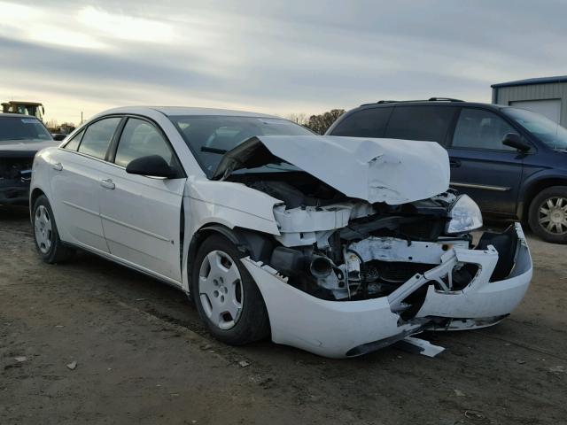 1G2ZF58B574104953 - 2007 PONTIAC G6 VALUE L WHITE photo 1