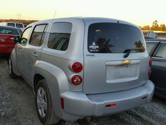 3GNBAADB0AS509823 - 2010 CHEVROLET HHR LS SILVER photo 3